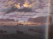 Caspar David Friedrich The Baltic sea in the Moonlight (mk10) oil painting reproduction